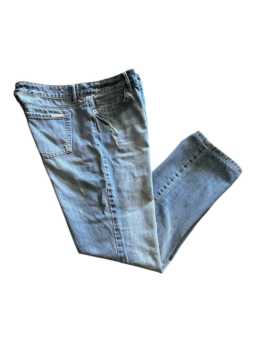 Michael Kors Light Blue Straight Jeans Petite